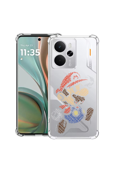bestcase Carcasă antișoc pentru Poco M7 Pro 5G, cu design caligrafic Super Mario, 2099994 AS 1537