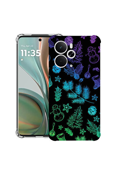 bestcase Αντικραδασμική θήκη για Realme 14 5G, χριστουγεννιάτικο μοτίβο, 2052...