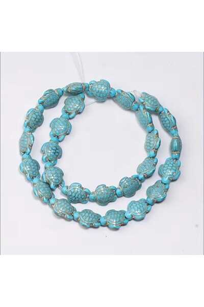 yiğit aksesuar 1 șir (20-22 bucăți) de mărgele de broasca țestoasă de culoare...