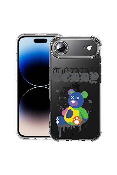 bestcase Carcasă antișoc pentru Apple iPhone 17 Air, culori pastelate Teddy B...