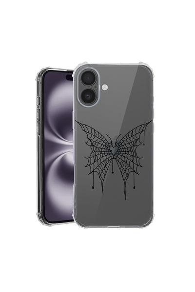 bestcase Carcasă antișoc pentru Apple iPhone 17, Fluture, 2052024 AS 1042