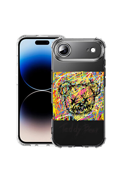 bestcase Carcasă antișoc pentru Apple iPhone 17 Air, model ursuleț de pluș ab...