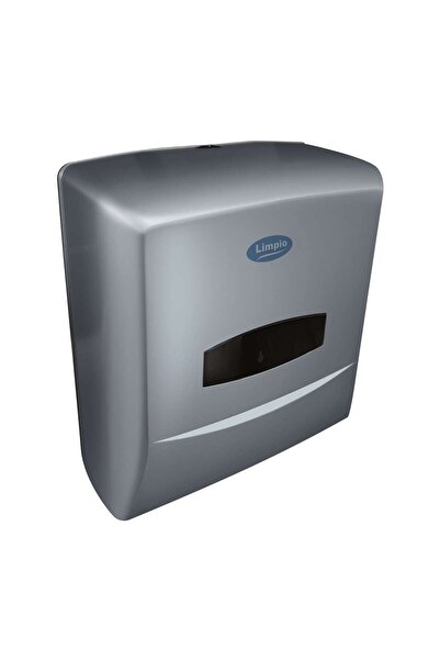 LİMPİO Dispenser prosoape hartie Z DP 1200 ZS 2, plastic ABS, argintiu lucios