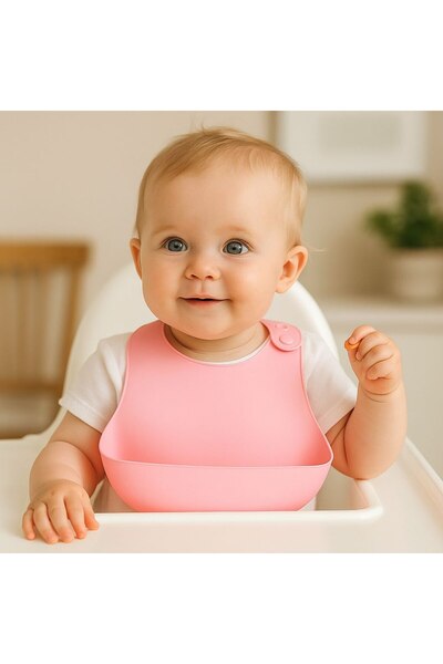 CORALLO مريلة طعام من السيليكون الناعم |   خفيف الوزن، عملي، وآمن |   مقاوم ل...