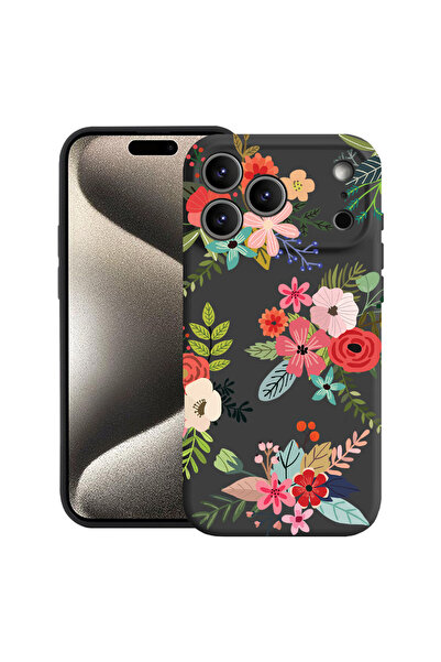 bestcase Силиконов калъф Premium за Apple iPhone 17 Pro Max, Цветя, 2052067 P...
