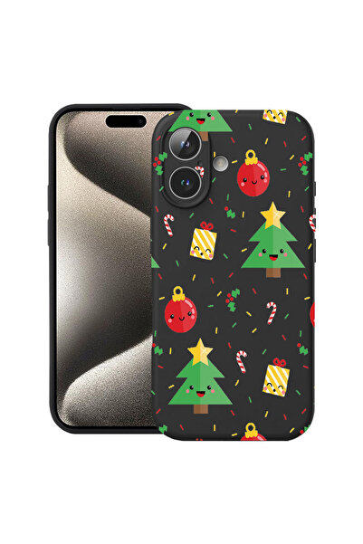 bestcase Carcasă premium din silicon pentru Apple iPhone 17, Brad de Crăciun,...