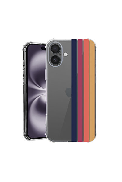 bestcase Carcasă antișoc pentru Apple iPhone 17, linii retro, 2052024 AS 1478