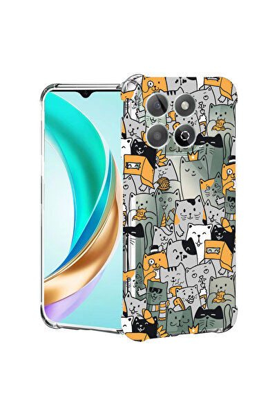 bestcase Carcasă antișoc pentru Honor X7c / 200 Smart, model pisică, 2074510 ...