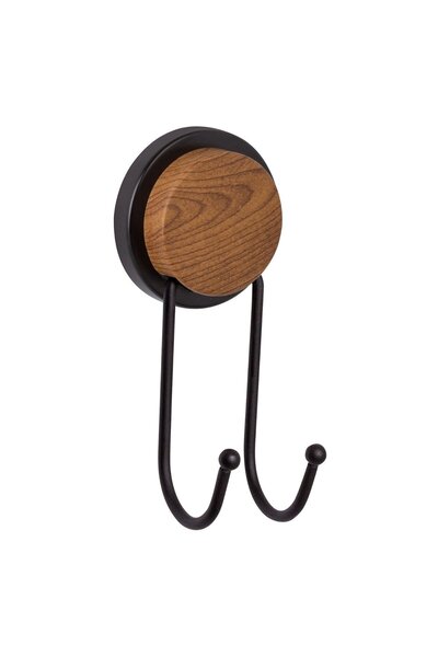 Okyanus Home Cârlig de baie Magic Fix MGS-701 W, suport de perete, negru + le...