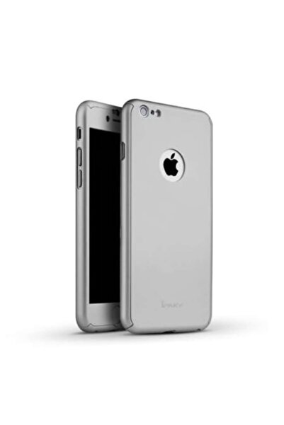 Danex Carcasă Apple iPhone 7 Joyroom Full Cover 360 argintie + folie de protecție pentru ecran