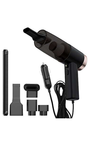 DAMUR Aspirator auto, curățare rapidă a interiorului, acces la zone înguste, ...