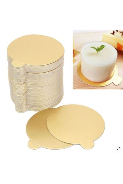 Trend Hediye Sepeti 30 Cm Gold Altın Turta Altlığı Pasta Altlık Kalın
