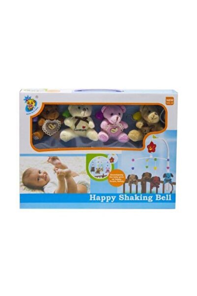 Toy Carusel pentru patut cu ursuleti colorati – 4 piese