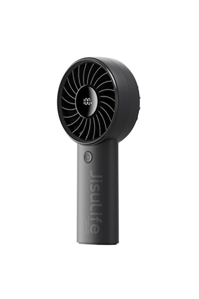 Danex Portable Fan 3600mAh with Digital Display, B9, Silicon Flex, Deep Dark