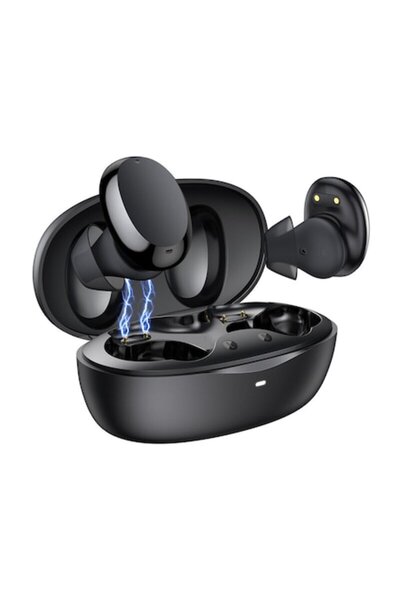 OEM Căști intraauriculare wireless Bluetooth TWS, intraauriculare, silicon, IPX8, Bluetooth 5.0, Encok, P34, negre