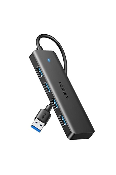Danex Hub multifuncțional, 4x USB 3.0, 0.15m, L73, Deep Dark