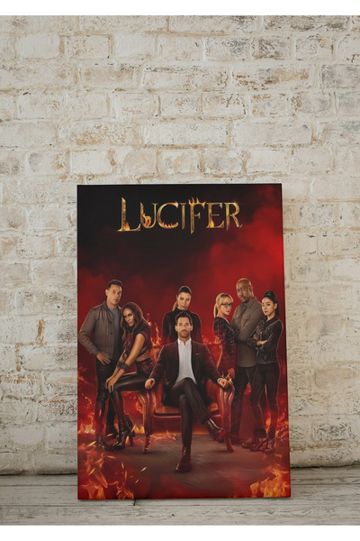 SEKİZELLİİKİ LUCİFER TASARIMLI KANVAS TABLO