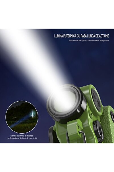 Danex Mini Keychain Pocket Flashlight, USB Type-C Rechargeable, Multifunctional, for Outdoor, Camping, Mou