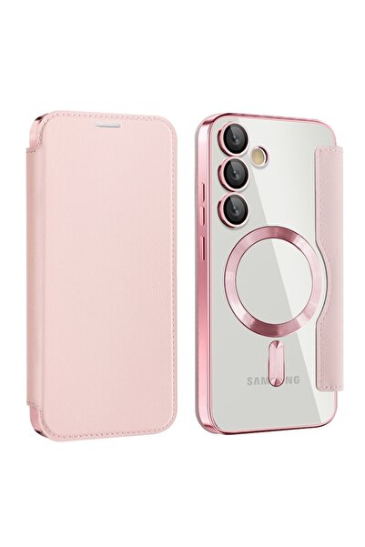 OEM Husă pentru Samsung Galaxy S24 Plus, O18, piele, roz