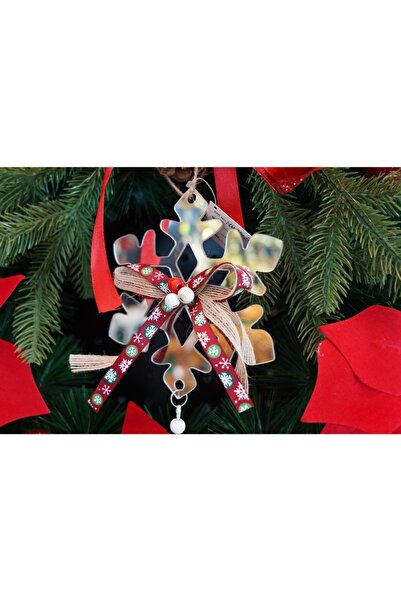 Danex Christmas tree ornament - Snowflake - Silver - Glossy - 14x26 cm - Acrylic - Indoor/Outdoor