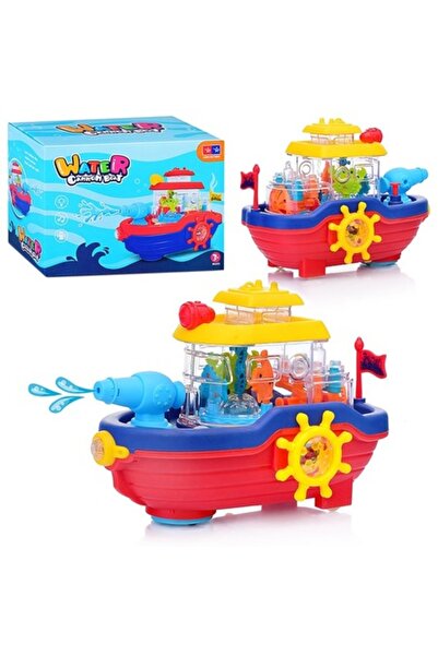 Toy Toy Toy Barcă de jucărie cu muzică, jucărie acvatică, barcă electrică, 22...