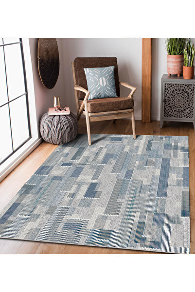 Minimal Maison Modern Kaymaz Taban Makinede Yıkanabilir Dekoratif Halı