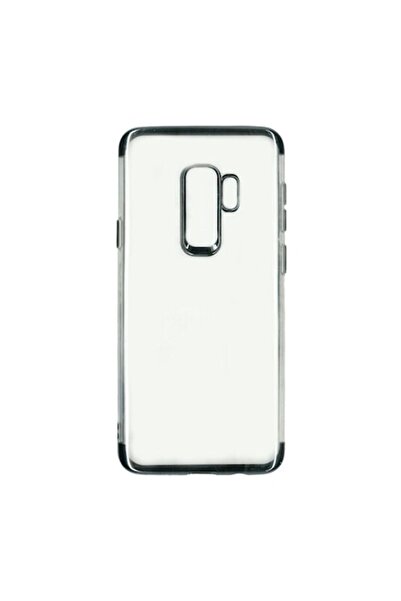 Danex Husa pentru Samsung Galaxy S9 Plus Transparent cu Margini Negre