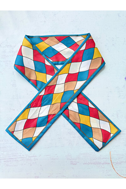 PURPLE'S BİR TUTAM MUTLULUK وشاح شعر نسائي من تويلي، عصابة رأس، بندانة