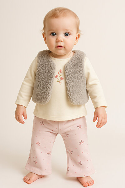 minella kids Girl'S/Baby's Vest 3-Piece Set