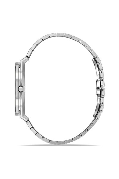 RMS Zeitmeister Rms.1.Ag1612.01 Crystal Glass Steel Band Steel Case 5 Atm Water Resistant Metallic R