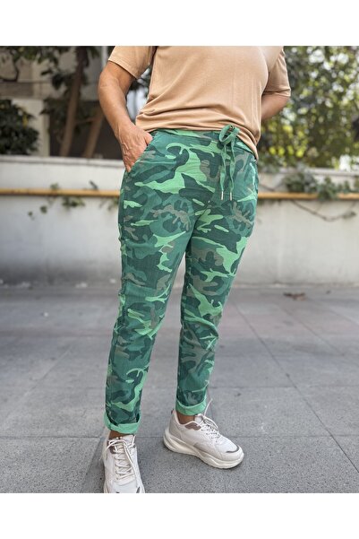 DenizEge Italian Camouflage Pants Green