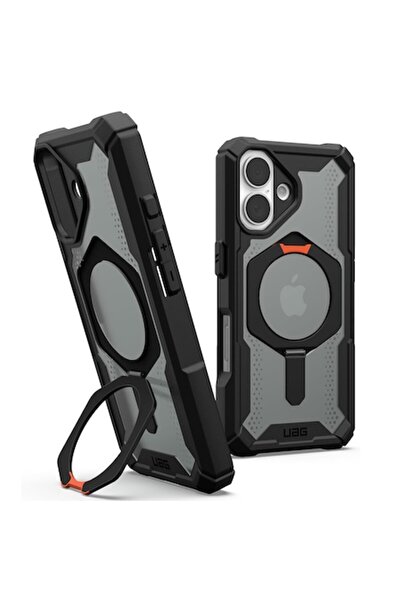 Danex Carcasă de protecție pentru iPhone 16, S58, Lexgard, Deep Dark/Portocaliu