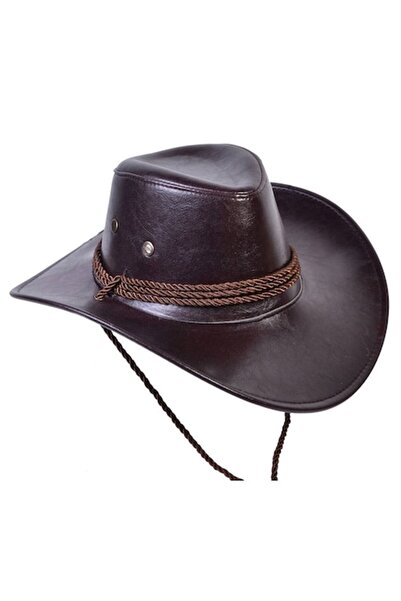 shopU Pălărie de cowboy, piele ecologică, mărime universală