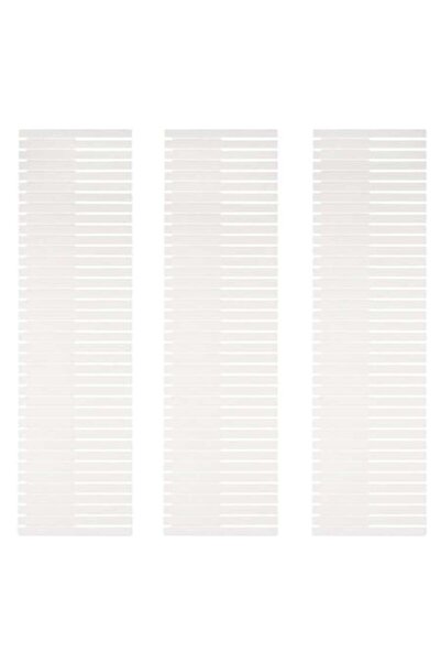 ANTBRO Set 3 separatoare pentru sertare Antbro® din plastic alb, asamblare rapidă, 49x14cm