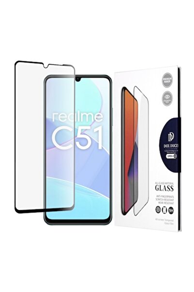 Danex Ecran de protecție din sticlă pentru Realme C51/Note 50, S64, sticlă de protecție, Deep Dark