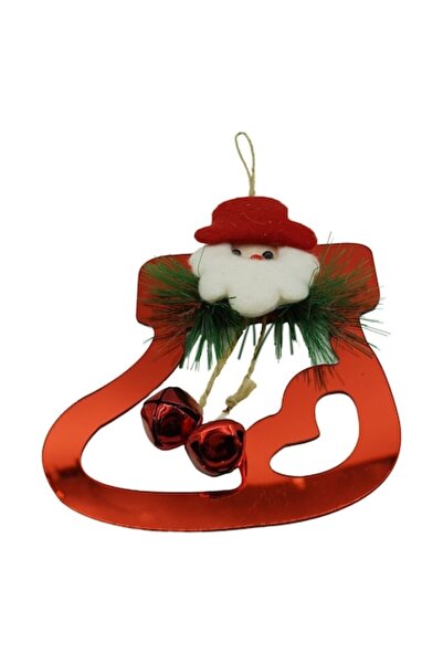 Danex Ornament brad, Gheata cu clopotei, Rosu, Lucios, 15*20CM, Acril, Interior/ Exterior