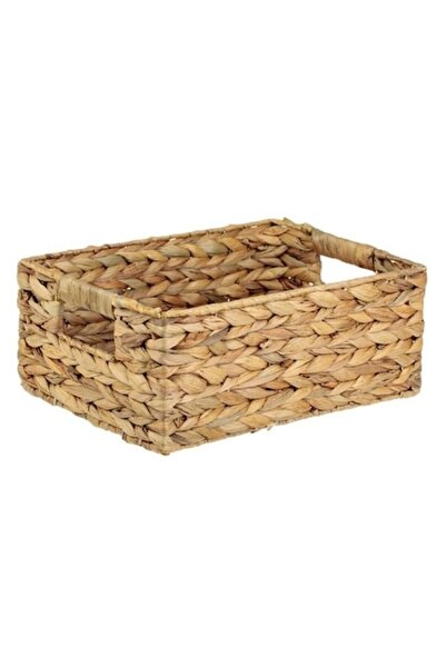 ANTBRO Storage Basket with Handles 31x23x13 cm Made of Water Hyacinth – ANTBro®