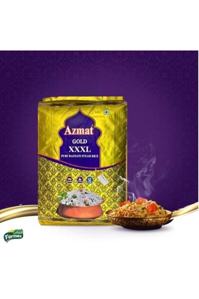 Azmat Gold Steam Basmati Rice XXXL - 38 kg Pack