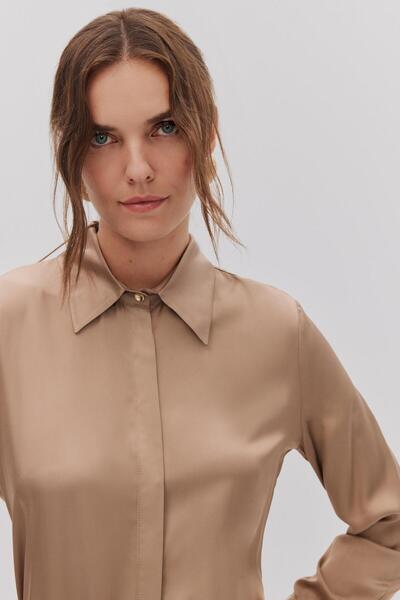 Shn VİSKON SATEN GÖMLEK