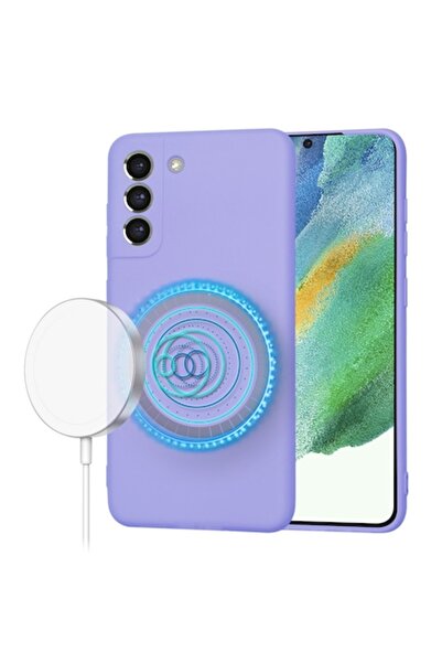 Danex Carcasă de protecție pentru Samsung Galaxy S21 FE 5G, U56, pânză, viole...