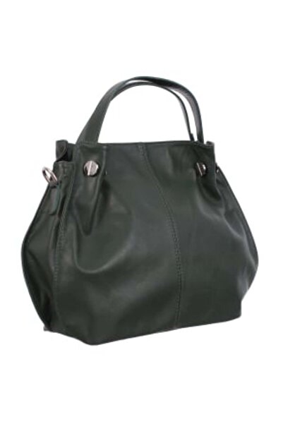 AZZURA Carlia Bag, 100% Leather, Light Gray (8009)