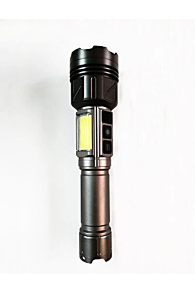 newnet Profesyonel Şarjlı El Feneri 10000 Lümen Uzun Menzilli 11 Işık Modu Kı...