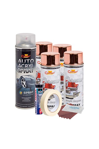 Avex Kit complet de reparare și vopsire a jantelor în culoarea Copper Metalli...