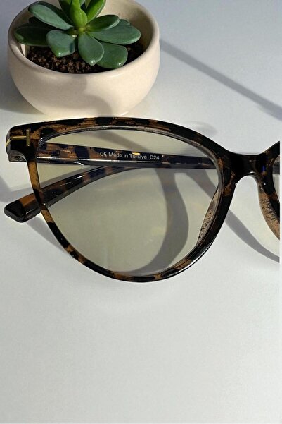 MAROVOAY Uv400 Cat Eye Blue Light Protection Optical Compatible Blue Block Black Computer Screen Glasses