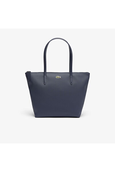 Lacoste Small L.12.12 Women's Navy Blue Shoulder Bag
