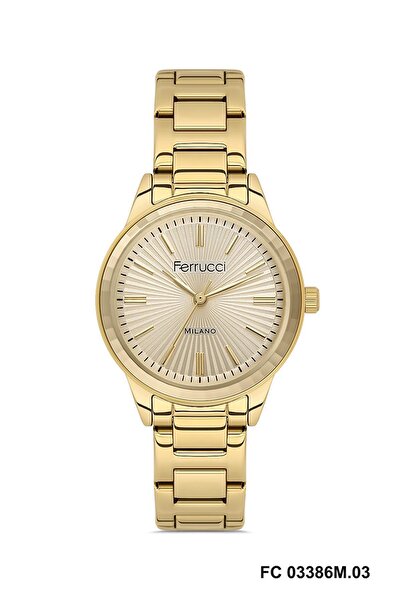 Ferrucci Fc03386M.03 Gold Color 30 mm Women's Wristwatch