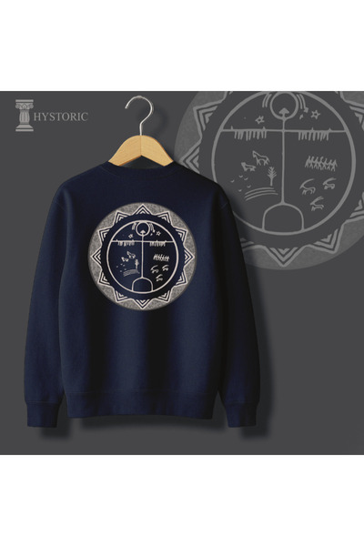 Hystoric Wear Shaman Drum Back Printed Sweatshirt