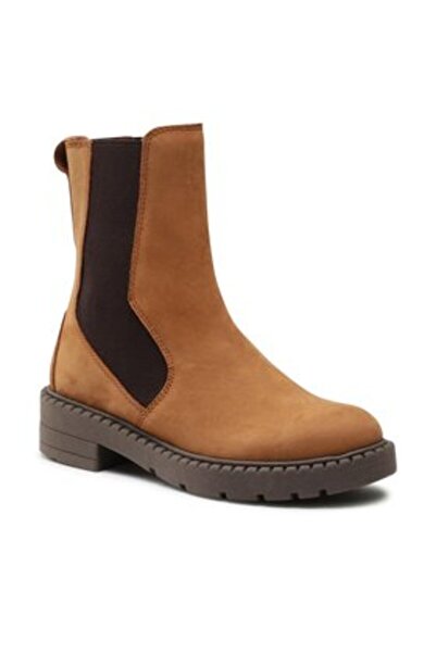 Marco Tozzi γυναικείες μπότες Chelsea 2-25401-41 καφέ