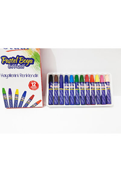 renkli çiçekler 12 Color Crayons