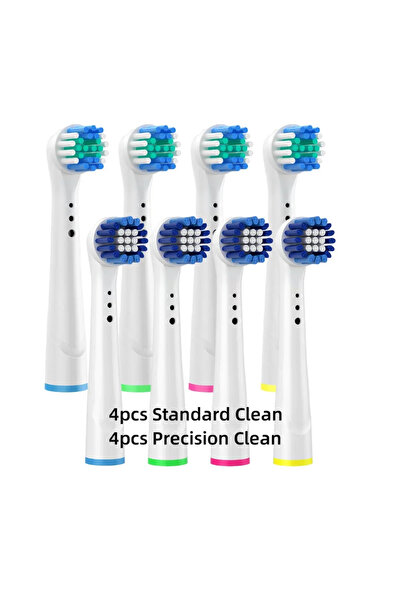 Choice11 ٨ قطع من رؤوس فرشاة براون أورال بي البديلة لفرشاة الأسنان الحساسة كل...